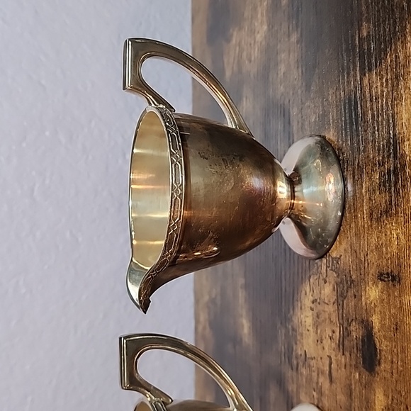 Vintage Benedict Art Deco style      Cream and Sugar Bowl - Picture 3 of 9